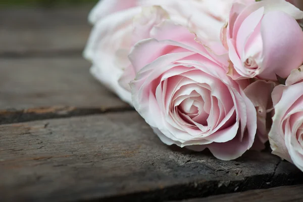 Pembe gül buketi görüntü kadar kapatın — Stok fotoğraf