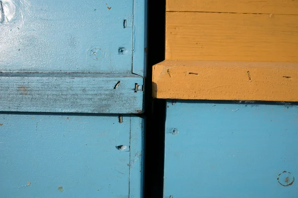 Colorful bee hive — Stock Photo, Image