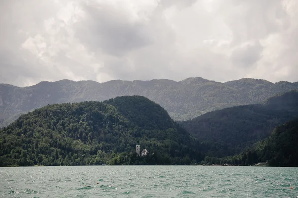 See ausgeblutet, Bergsee — Stockfoto
