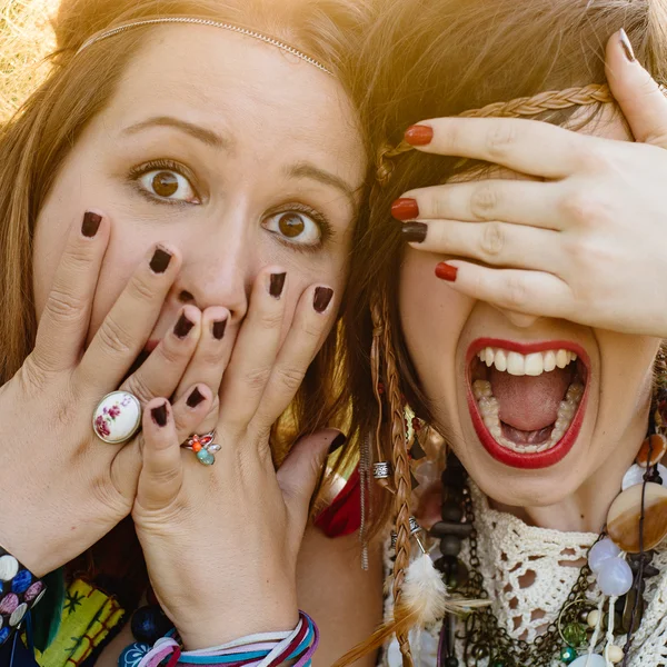 İki arkadaş iyi eğlenceler