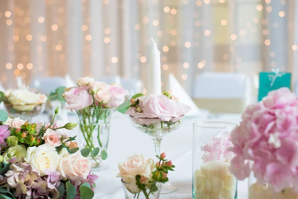 Matrimonio decorazioni floreali — Foto Stock