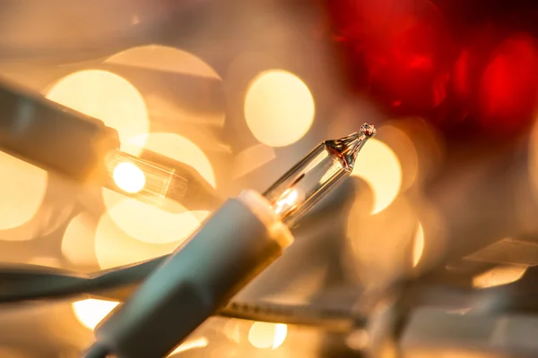 Bolas de Natal vermelho decoração — Fotografia de Stock