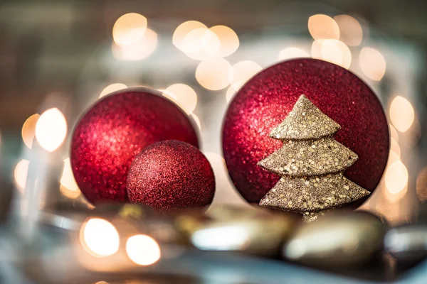 Hermosos juguetes de Navidad — Foto de Stock