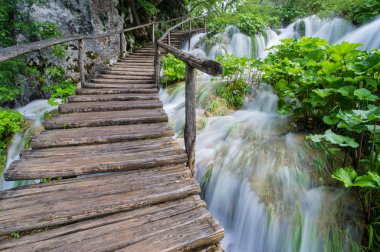 Plitvice Gölleri Nationa Park, Hırvatistan, şelale