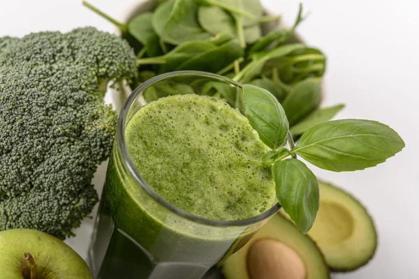 Smoothie sain aux légumes verts — Photo