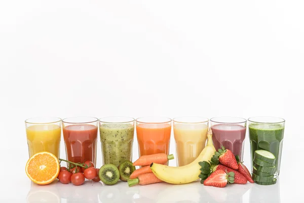 Batido de frutas mezcladas saludables —  Fotos de Stock