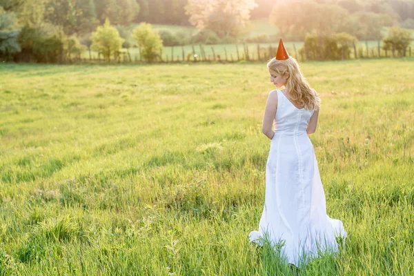 Sposa divertente — Foto Stock