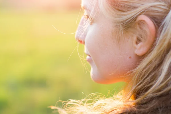 Capelli biondi — Foto Stock