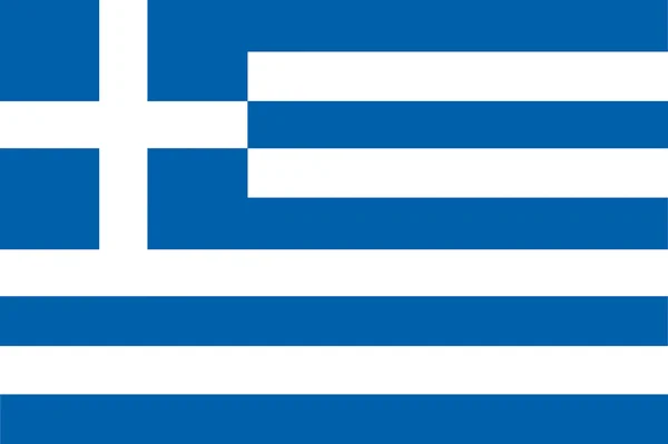 Greek national flag — Stock Photo, Image