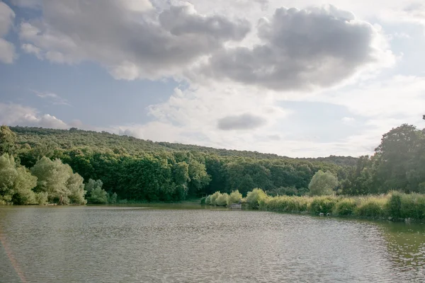 Sjön landskap — Stockfoto