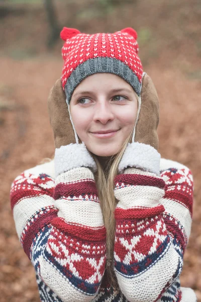 Young long hair woman — Stock Photo, Image