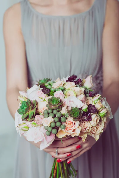 Buquê de flores de casamento — Fotografia de Stock