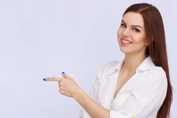 Retrato de una joven empresaria — Foto de Stock