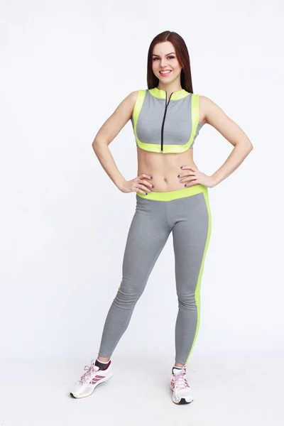 Jovencita en ropa deportiva — Foto de Stock