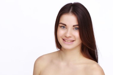 kız çıplak omuz ile