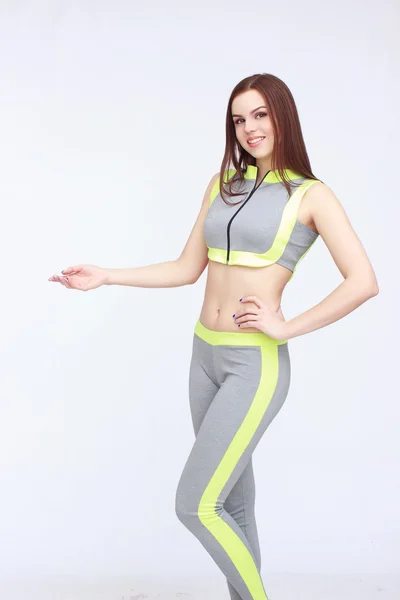 Jovencita en ropa deportiva — Foto de Stock