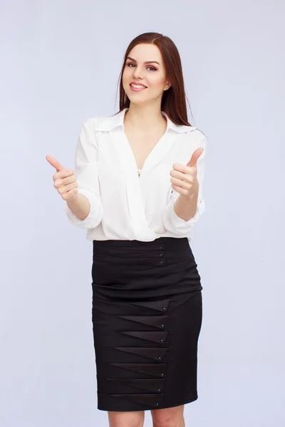 Retrato de mujer de negocios hermosa —  Fotos de Stock