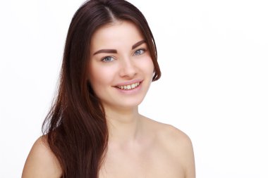 kız çıplak omuz ile