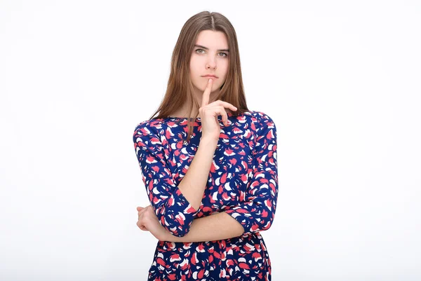 Mujer en vestido — Foto de Stock