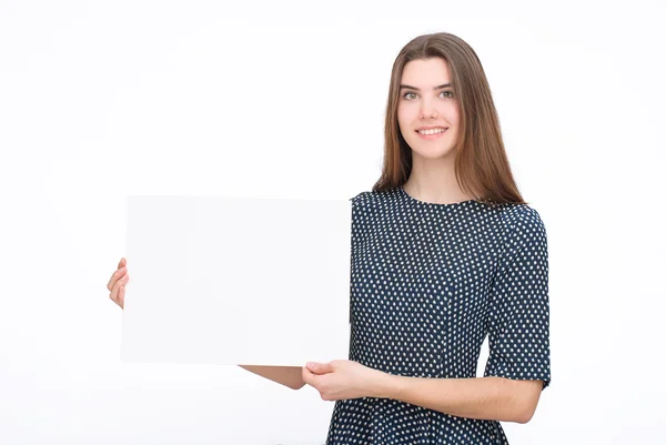 Frau im Kleid — Stockfoto