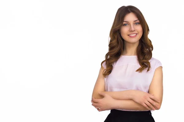 Retrato de mujer hermosa — Foto de Stock