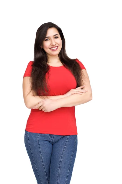 Mujer en rojo —  Fotos de Stock