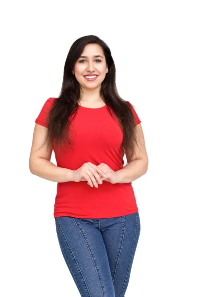 Mujer en rojo —  Fotos de Stock