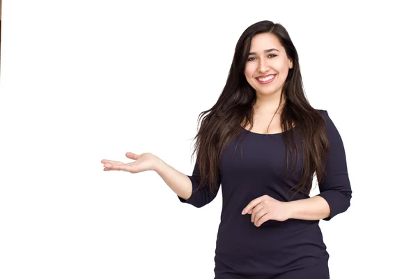 Woman in dress — Stock Photo, Image