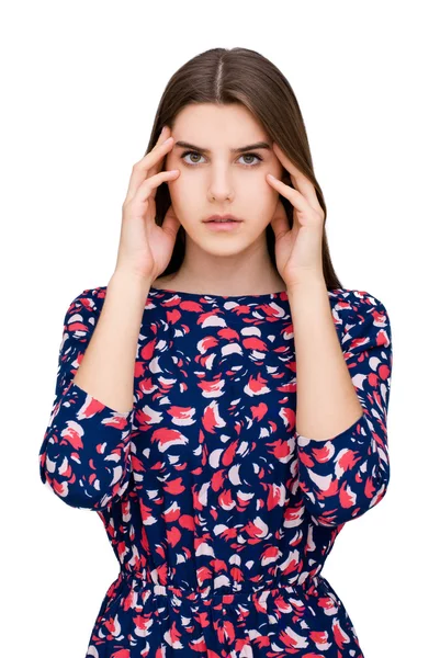 Mujer en vestido — Foto de Stock