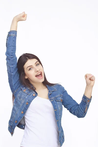 Retrato de mujer hermosa — Foto de Stock