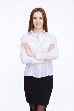 başarılı iş kadını portresi