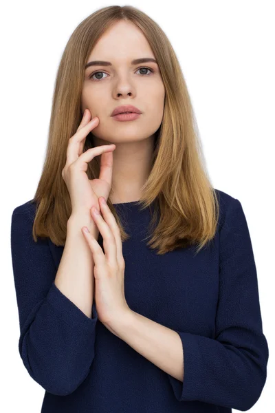 Retrato de mulher moderna — Fotografia de Stock