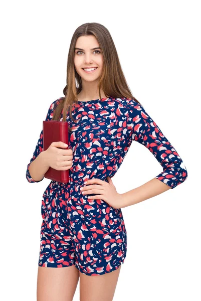 Frau im Kleid — Stockfoto