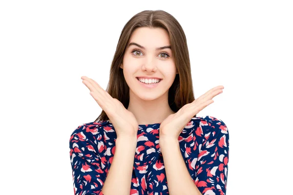 Woman in dress — Stock Photo, Image