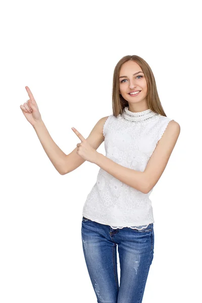 Retrato de mujer feliz — Foto de Stock