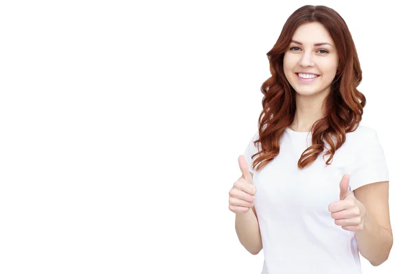 Retrato de mujer hermosa — Foto de Stock