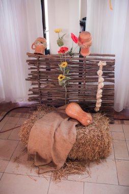 geleneksel Ukrayna iç dekorasyon