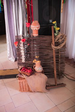 geleneksel Ukrayna iç dekorasyon