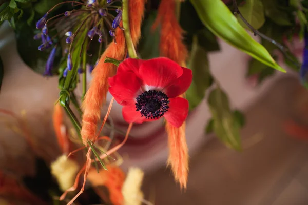 Tatil buket çiçegi yapılan — Stok fotoğraf