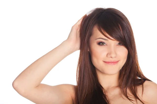 Retrato de mujer hermosa — Foto de Stock