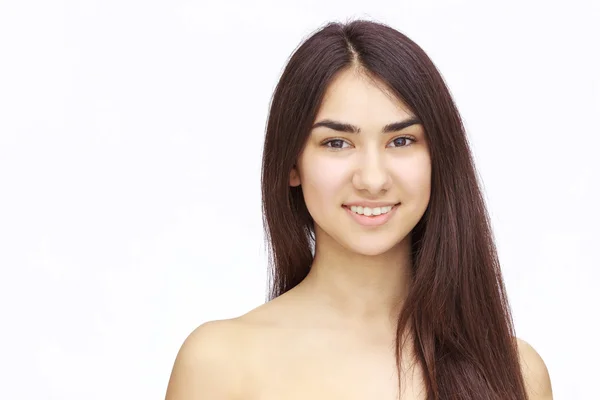 Portrait of young brunette woman — Stock Photo, Image