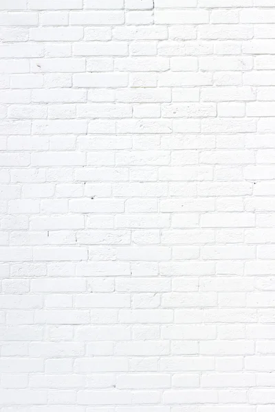 Muur van witte bakstenen — Stockfoto