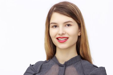 Genç güzel kadın.