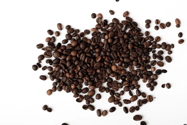 Spread out coffee grains — Stock Photo, Image