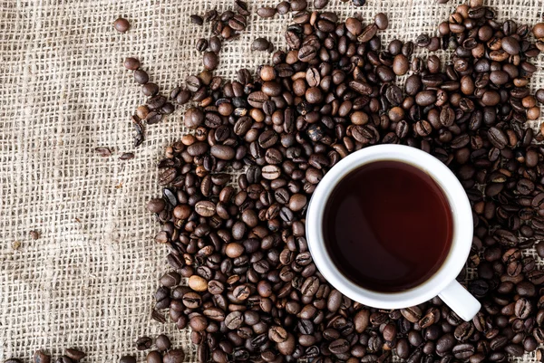 The coffee grains — Stock Photo, Image