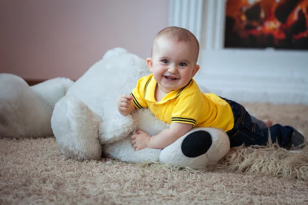 Ragazzo divertente bambino — Foto Stock