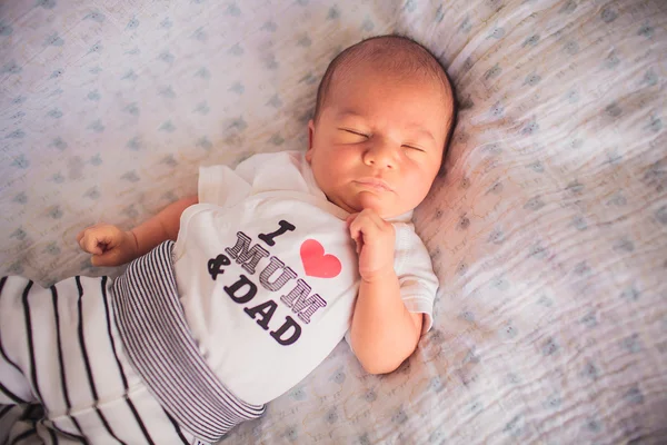 Cute little baby sleeping — Stock Photo, Image