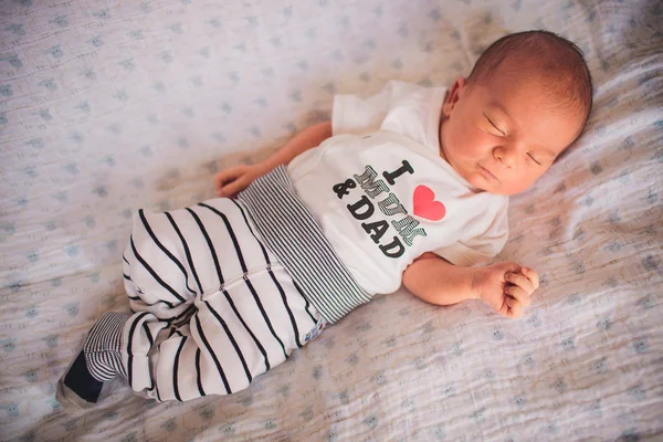 Cute little baby sleeping — Stock Photo, Image