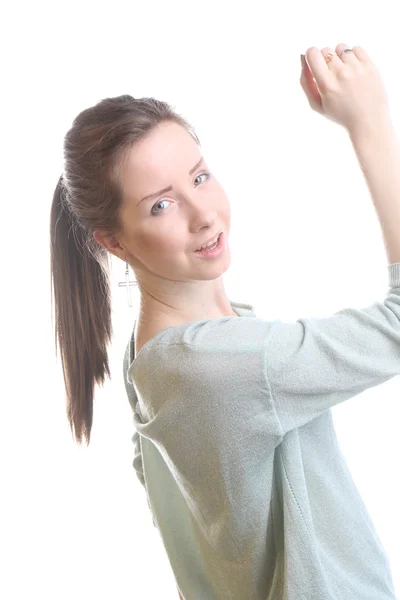 Sensual young woman face — Stock Photo, Image