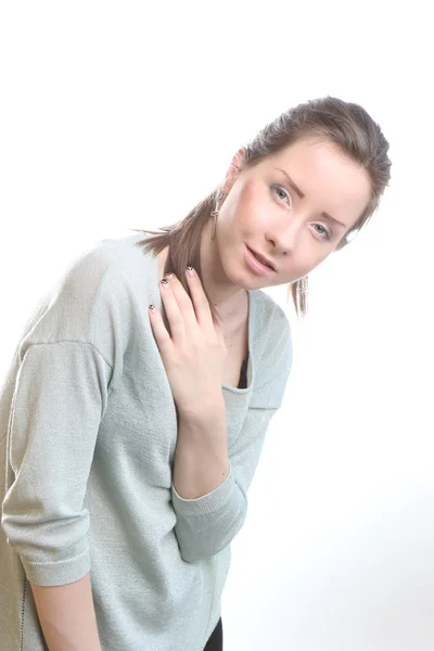 Sensual young woman face — Stock Photo, Image